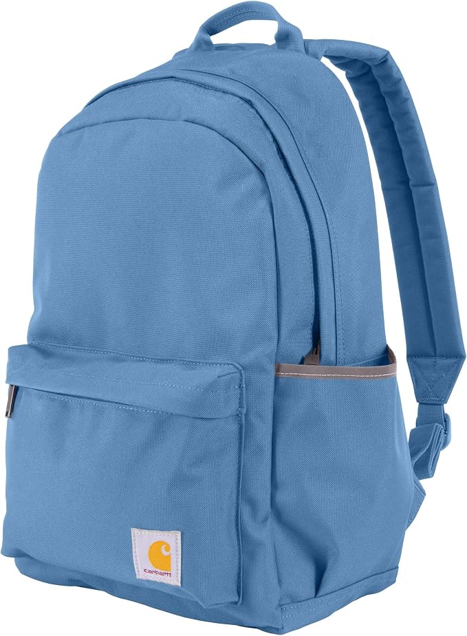 Carhartt Classic 21L Backpack Workwear Blue | Classic Laptop, Water-Resistant Pack with 15 Laptop Sleeve and Organizational Compartments