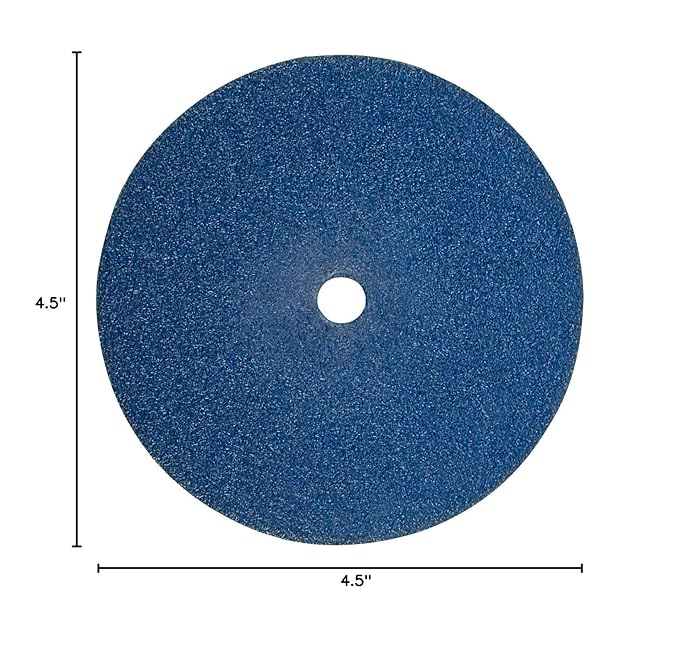 CS Unitec 80908 FIX Disc with Hook & Loop Fasterning, Zirconium, 4-1/2" Diameter, 80 Grit, (Pack of 50)