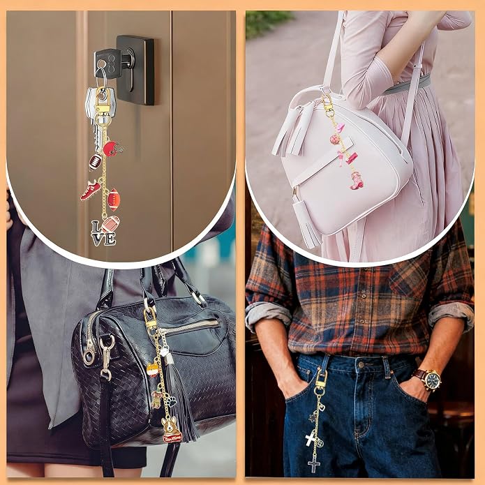 Charm Chains for Kindle,Cute E-reader Phone Charm Bracelets Accessories Compatible for Kindle E-Reader Phone iPad AirPod,Gifts for Reader Booklovers