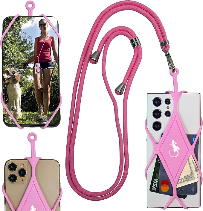 Gecko Travel Tech Cell Phone Lanyard Phone lanyards for Around The Neck Neck Lanyard Phone Crossbody