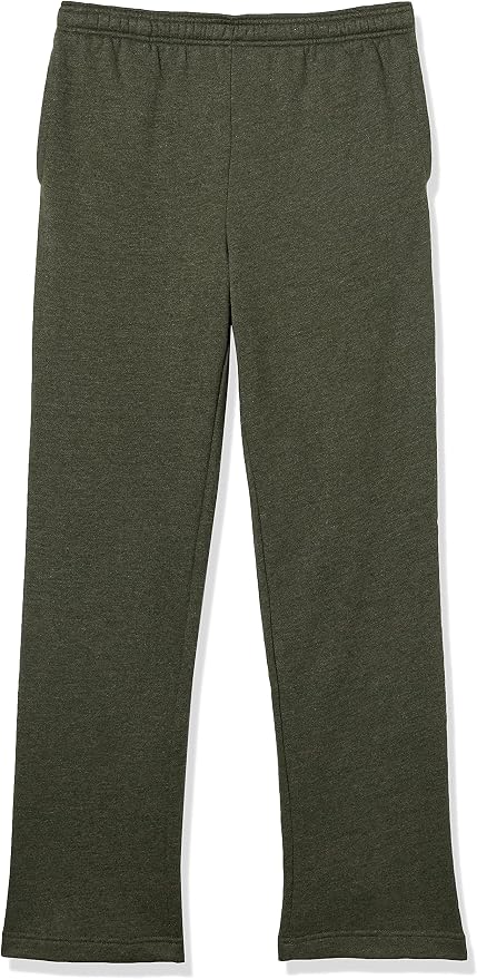 Amazon Essentials Men's Relaxed Straight Leg Fleece Open Bottom Sweatpant (Available in Big & Tall)