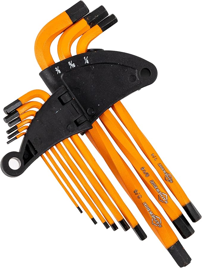 Mayhew Select 45052 SAE Twisted Hex Key Set, 9-Piece