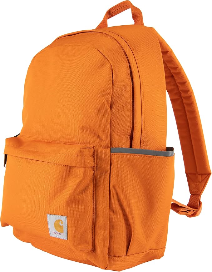 Carhartt Classic 21L Backpack Marmalade | Classic Laptop, Water-Resistant Pack with 15 Laptop Sleeve and Organizational Compartments