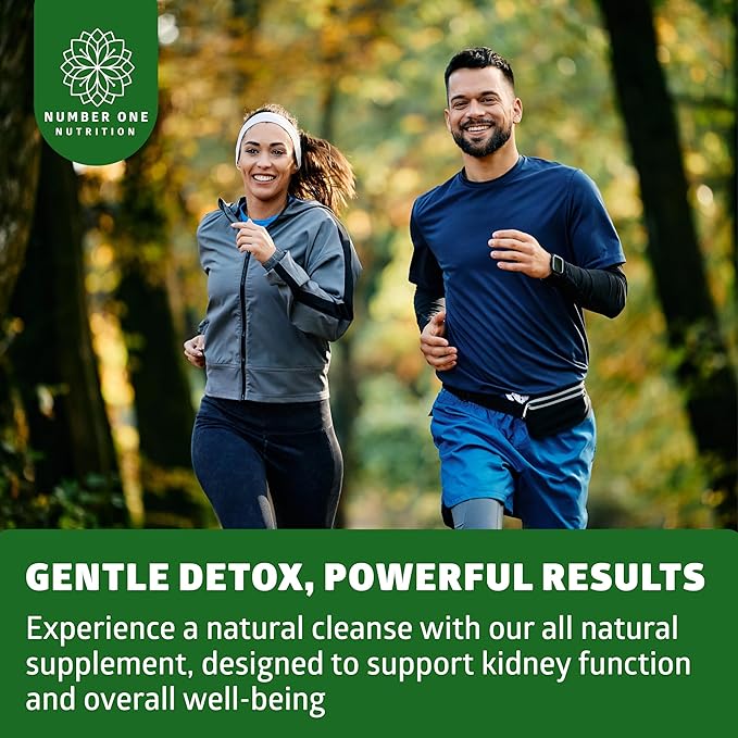 N1N Premium Kidney Cleanse [21 Potent Herbs] for Urinary Tract & Bladder Control, Natural Kidney Support with Cranberry Extract, Astragalus and Uva Ursi Leaf, 60 Veg Caps