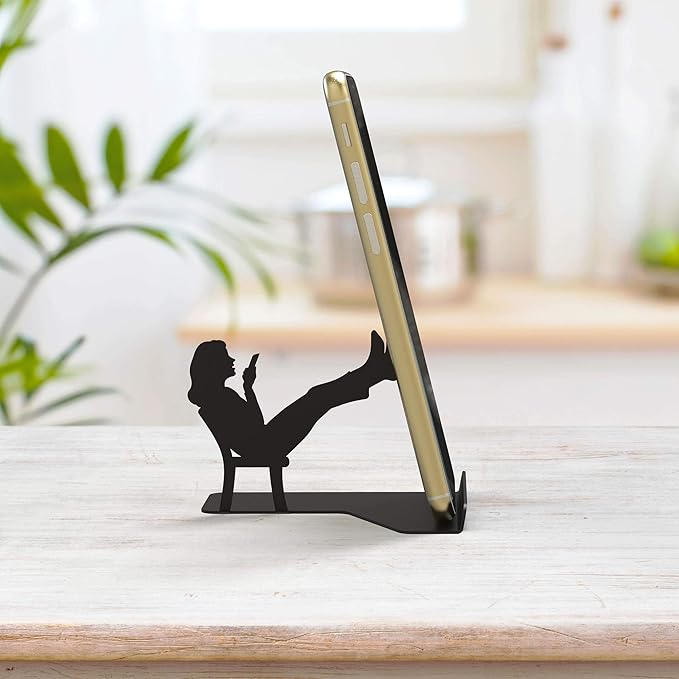 Artori Design Cell Phone Stand for Desk - Smartphone Stand for Office or Home - Cute Phone Stand for Recording Watching Videos Gaming or Video Calls - Unique Phone Holder for Tablets and Cellphones