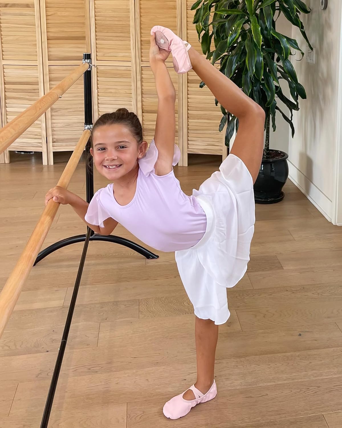 Stelle Ballet Shoes - Soft Leather Toddler & Kids Ballet Slippers | Perfect for Dance Classes