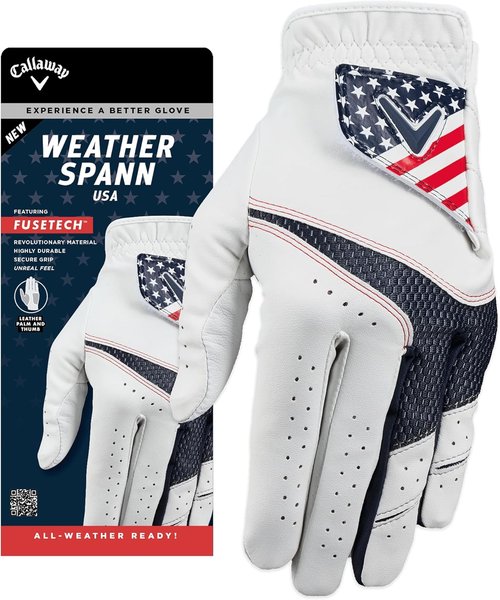 Callaway Golf Weather Spann Glove - Premium Grip & Comfort | Men's Size Available