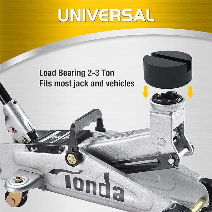 TONDA Floor Jack with Floor Jack Rubber Pad 2 Pack