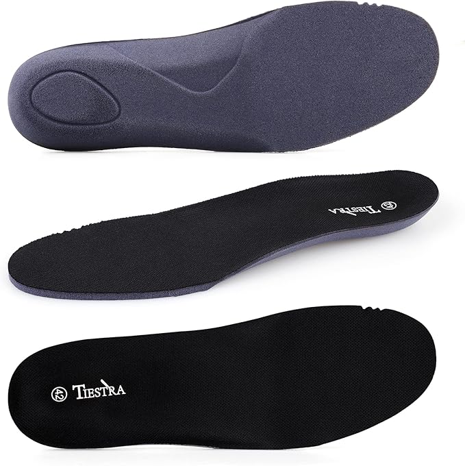 2 Pair-Insoles for Womens Memory Foam Shoe Inserts,Replacement Insoles for Work Boot Running Shoes-Shock Absorption and Cushion for Feet Relief,Comfort Inner Soles for Everyday Use Black 41EU/US10