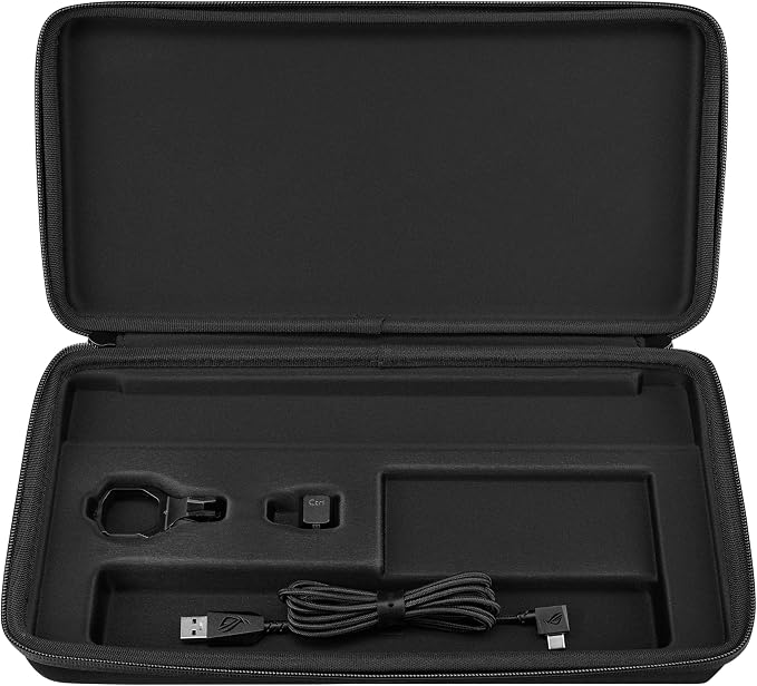 ASUS ROG Falchion Ace 75 HE Wired Analog/Hall Effect Gaming Keyboard – 75% TKL, USB, Hot Swappable HFX V2 Magnetic Switch, Rapid Trigger, 8KHz Polling, ABS Keycap, Carry Case, Web-based Config - Black