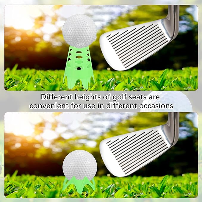 Golf Simulator Tees - Plastic Golf Tees Use for Home & Outdoor & Indoor Driving Range & Winter Turf