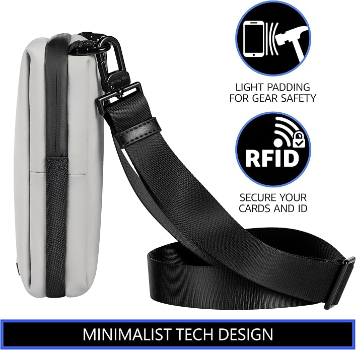 Cell Phone Crossbody Sling Bag EDC ��� RFID Small Shoulder Bag with Urban Tech Aesthetic