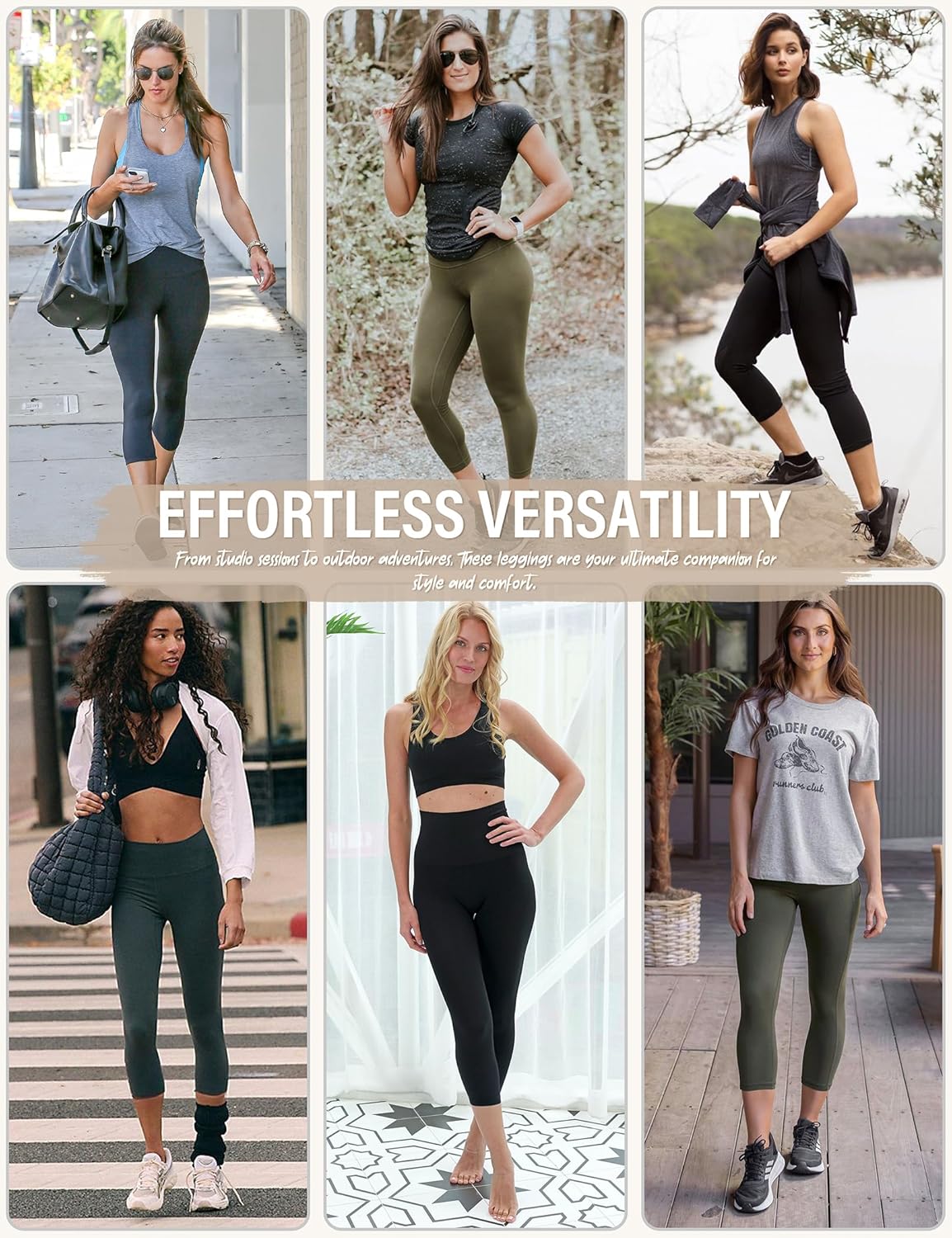 Skiennix High Waisted Leggings - Buttery Soft Full-Length Workout Pants with Pockets for Women