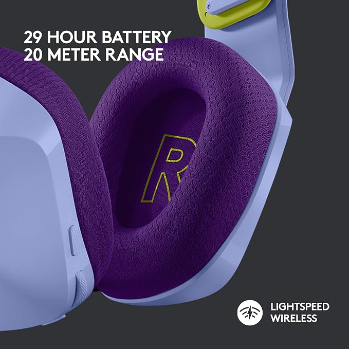 Logitech G305 Lightspeed Wireless Gaming Mouse + G733 Lightspeed Wireless Gaming Headset Bundle - Lilac