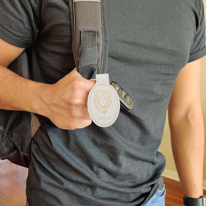 LaserGram Oval Keychain, Water Polo, Personalized Engraving Included