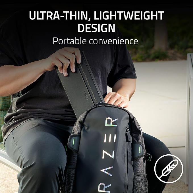 Razer Travel Case Folio for Portable Keyboards | Multi-Angle Stand, Magnetic Closure, PU Leather Exterior, Fits Razer Joro & Magic Keyboard, Supports Tablets (13")