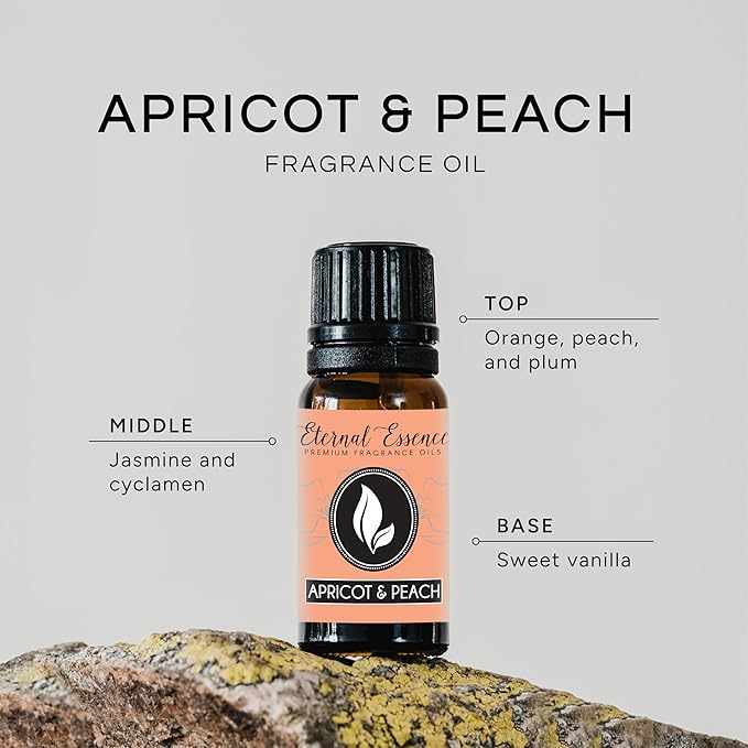 Apricot & Peaches Premium Grade Fragrance Oil - 10ml - Scented Oil