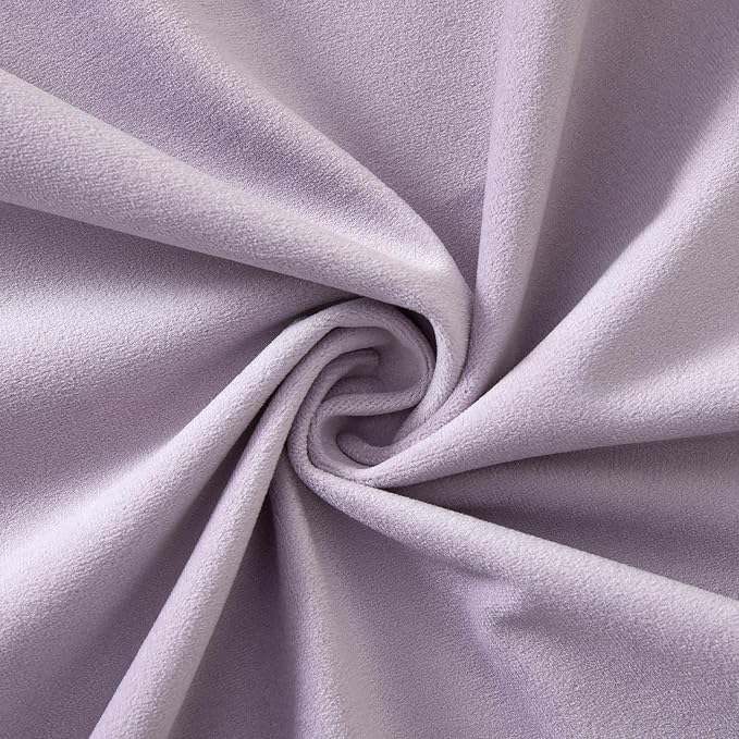 16x24 Pillow Covers Set of 2 Decorative Velvet Throw Pillow Covers,Lilac | Luxury Soft Cushion Covers with Invisible Zipper for Couch Sofa Bed Living Room Bedroom Home Decor