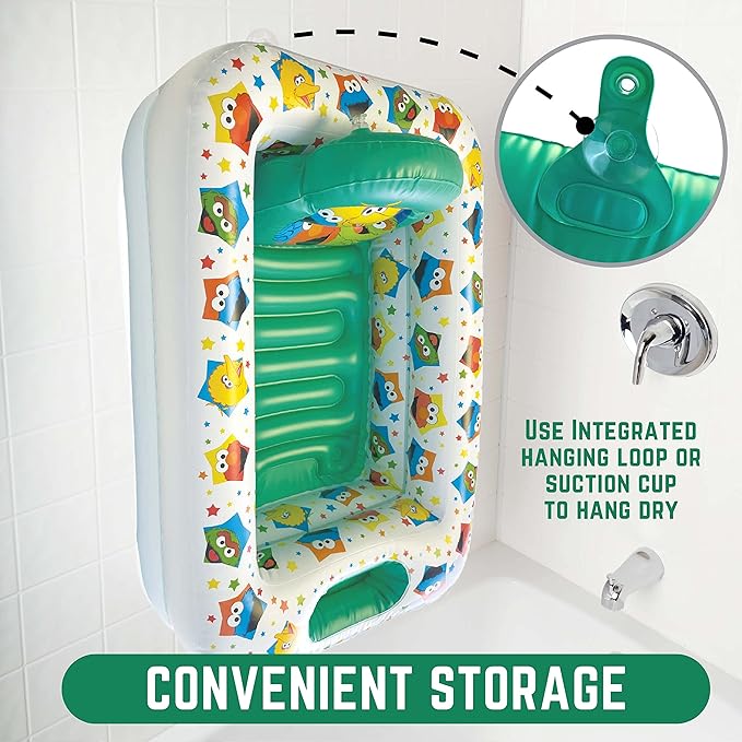 Sesame Street Sesame Squad Inflatable Tub - Baby Bathtub