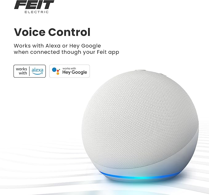 Feit Electric Smart Outdoor Cone Path Lights, 100 Lumens, Color Changing & Tunable White, Music Sync, Works with Alexa & Google Home, App & Remote Control, 15,000-Hour Lifetime, PATH/RGBW/AG/4, 4-Pack