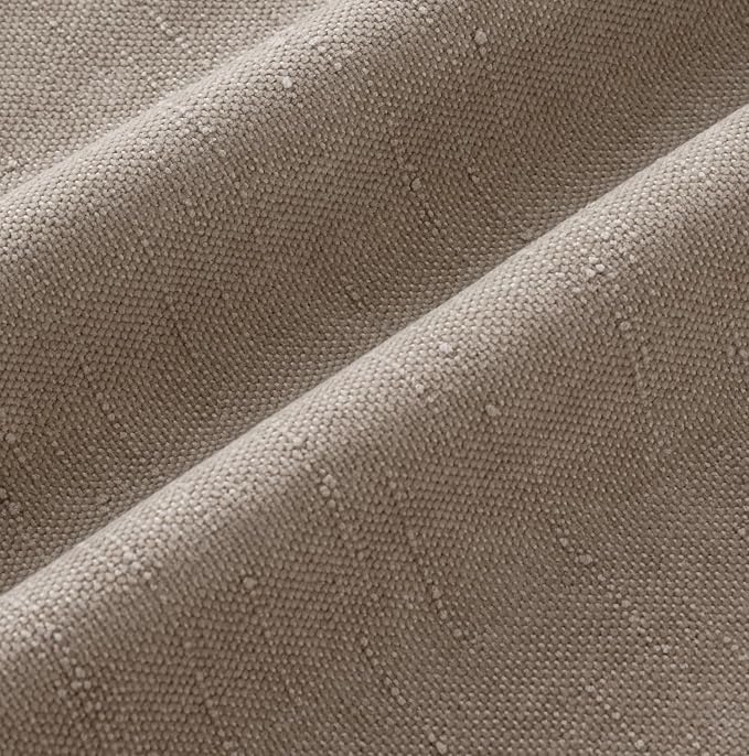 MIULEE Textured Chenille Throw Pillow Covers 22x22 Inch Light Taupe | Pack of 2 Decorative Soft Throw Pillows, Solid Textured Cushion Covers, Modern Home Decor for Couch Sofa Bedroom Living Room