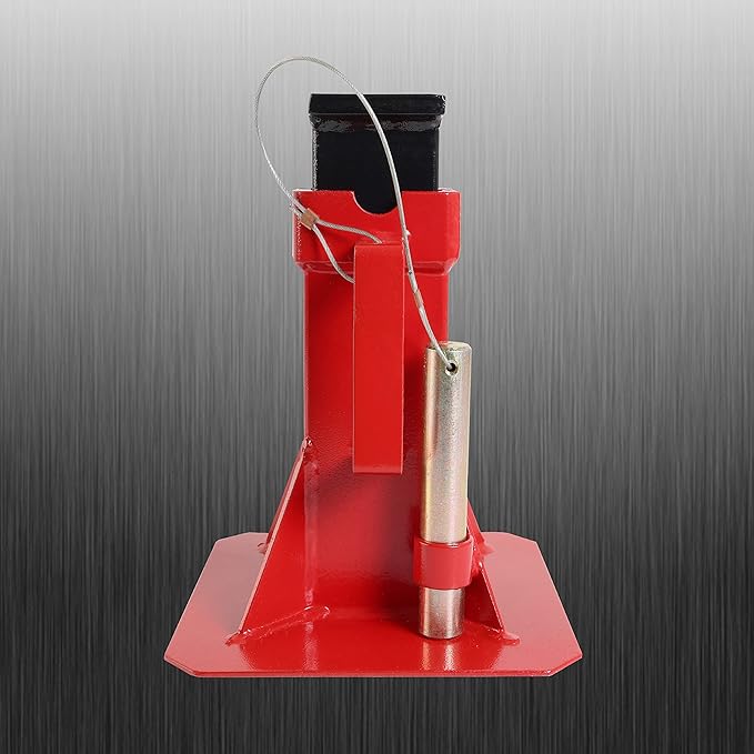 Torin ATZ220005B Heavy Duty Pin Style Adjustable Height Automotive Jack Stands, 22 Ton (44,000 lb) Capacity, Red, 1 Pair
