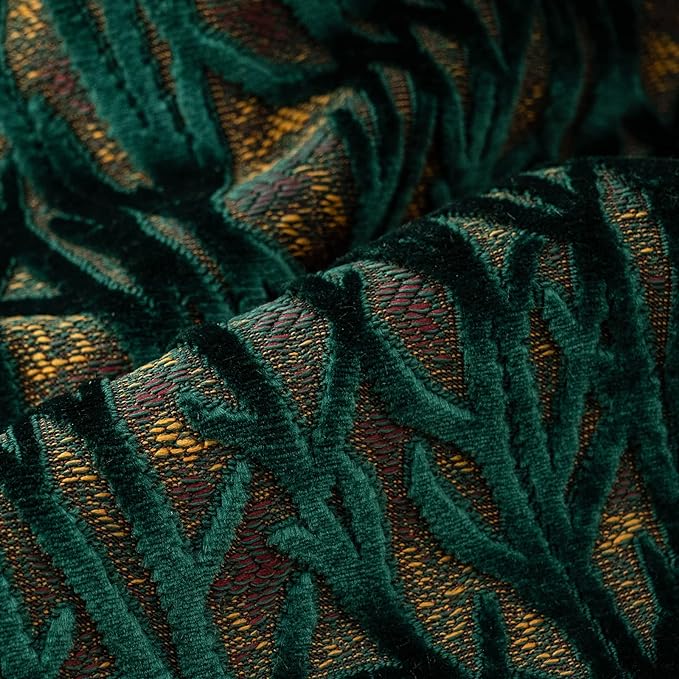 Green Twigs Throw Pillow Cover Branches Velvet Cushion Case Neutral Pillowcase for Sofa Couch Bedroom Living Room Home Decor,18x18 Inch
