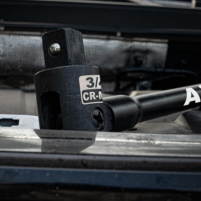 3/4” Drive 41 Inch Breaker Bar, Heavy Duty Head, Premium Chromium-Molybdenum Steel, Laser Etched Marking, for Vehicle Maintenance and Repair, DIY Processing Manufacturing