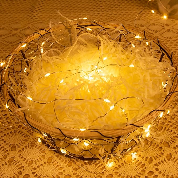 Fairy Lights Plug in,66FT 200LEDs Waterproof Led String Lights,8 Modes Remote Twinkle Light for Outdoor Indoor Christmas Wedding Birthday Garden Party Decorations,Silver Wire,Warm White