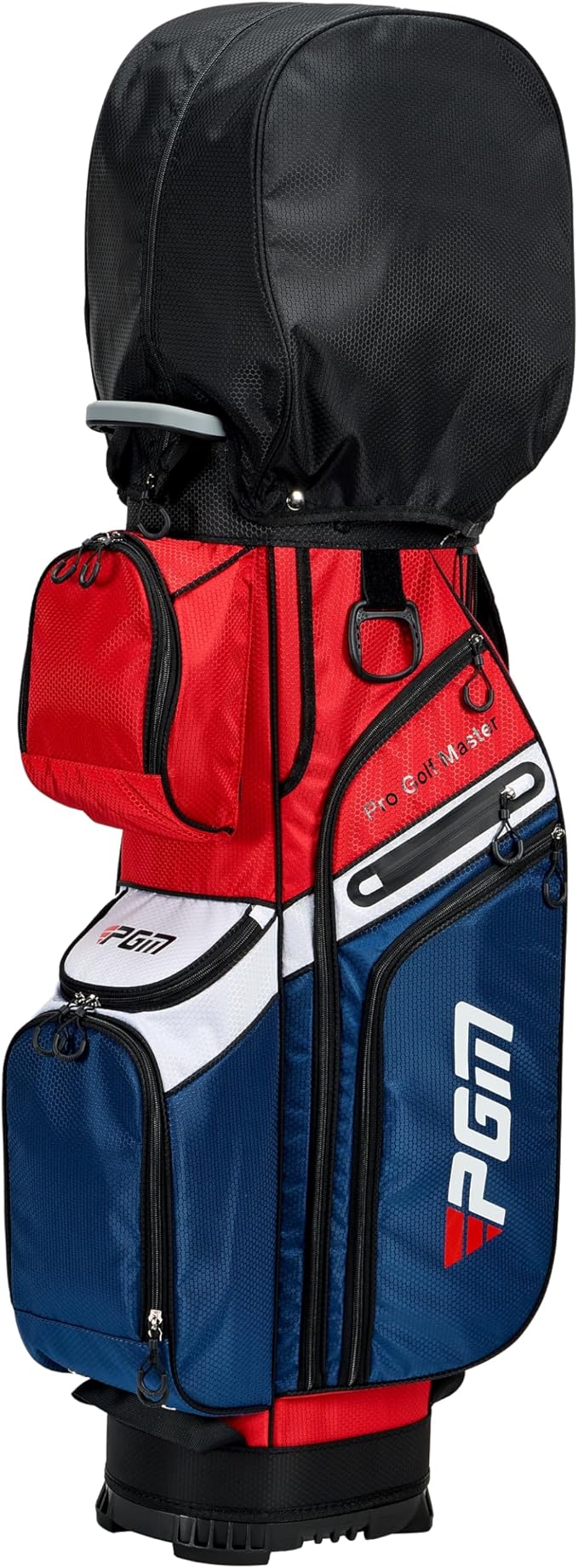 PGM Golf Cart Bag with 14 Way Organizer Divider Top, Premium Cart Bag with Handles and Rain Cover for Men