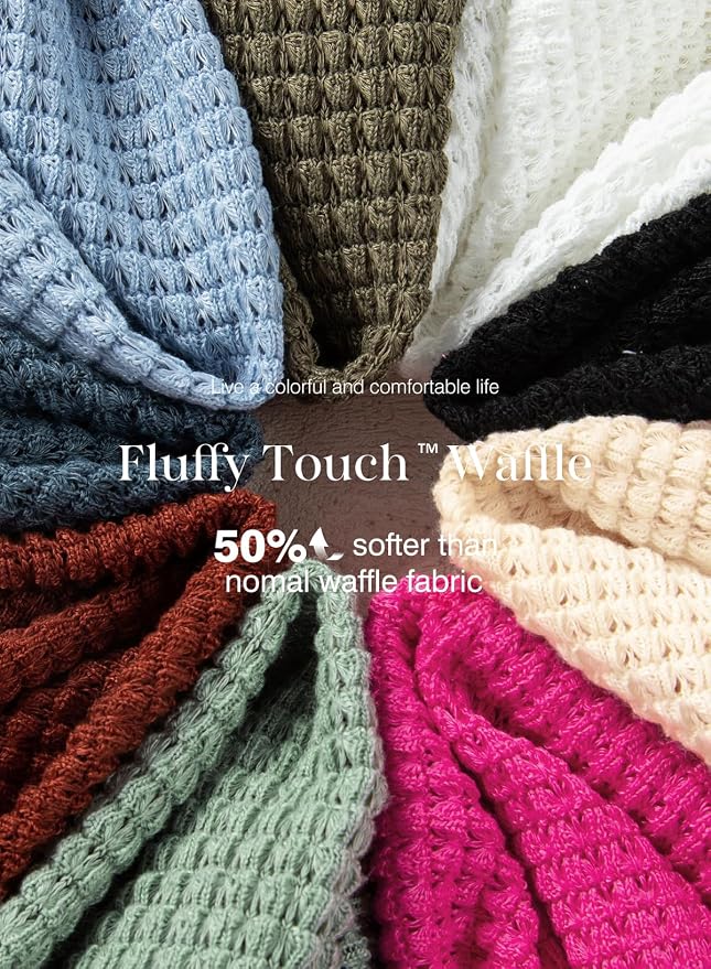 Dokotoo Hoodies for Women Waffle Knit Long Sleeve Drawstring Button V Neck Casual Sweatshirt Hooded Tops Fashion Clothing