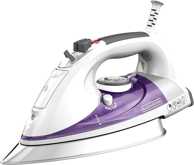 BLACK+DECKER Easy Steam IR40V Compact Iron & IR1350S Professional Steam Iron Bundle