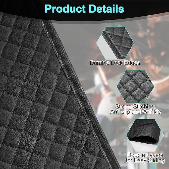 Rolling Creeper Mat,2 Pack Under Car Repair Garage Mat, 58"X28",Made Available for Self-Driving Tour, Long-Haul Truck for Working On The Ground, Foldable Mechanics Mat for Low Clearance