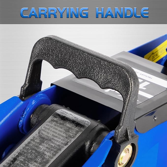 TONDA Floor Jack, Hydraulic Portable Car Lift Jack, 1.5 Ton (3,000 lb) Capacity (Blue)