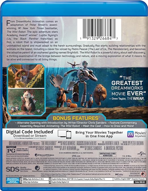 The Wild Robot - Collector's Edition Blu-ray + Digital
