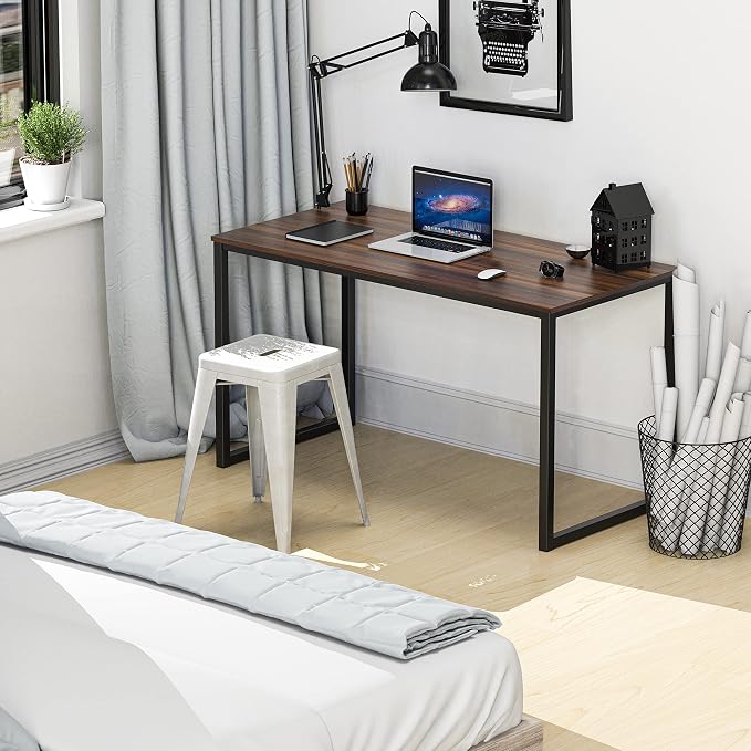 SHW Mission 40-Inch Home Office Computer Desk, Walnut