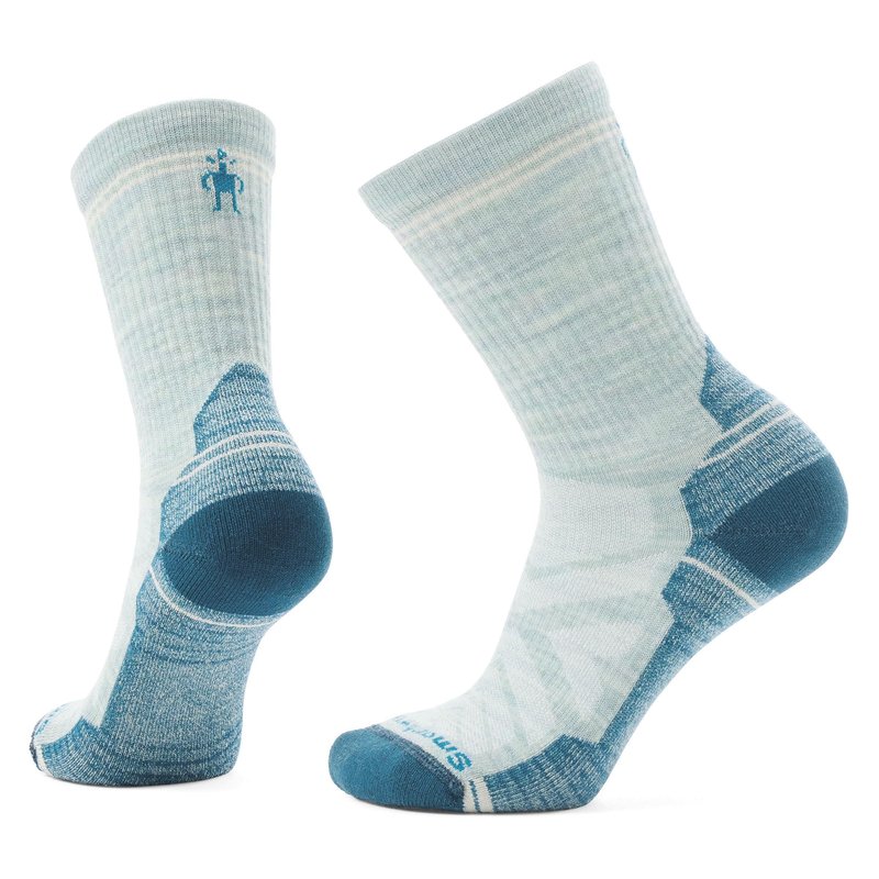 Smartwool Womens Hike Light Cushion Crew Socks Frosty Green Medium