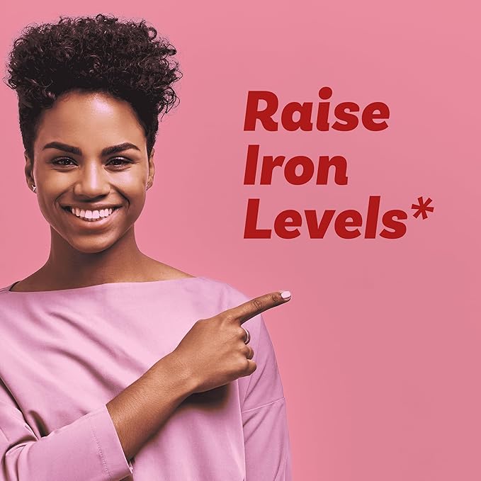 Ferrous Sulfate Liquid Iron Supplement for Adults by Llorens Care - 220 mg in 5 ml Iron Complex Supplement for Anemia and Iron Deficiency. Boost Energy Levels