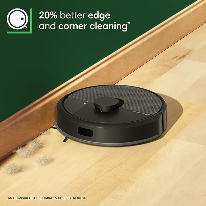 iRobot Roomba 105 Vac Robot Vacuum with AutoEmpty Dock - Self-Empties for 75 Days, Easy to use, Intense Power-Lifting Suction, LiDAR Navigation, Multi-Surface Cleaning, Cleans in Neat Rows | Autoempty Dock Up to 75 Days, Clearview Lidar Mapping, WI-FI ...