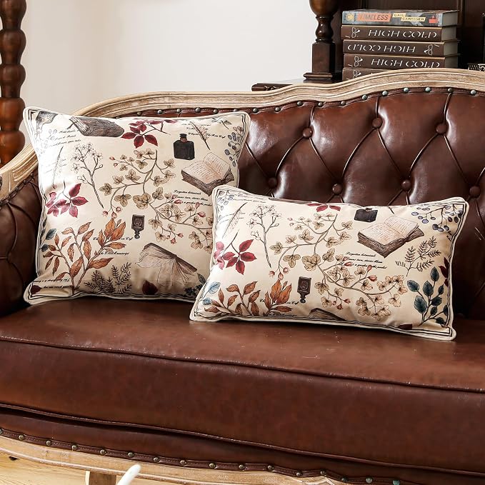 Designer French Velvet Throw Pillow Cover,Set of 2,18"x18"-Xipeia | Pillow Cover,Concealed Zipper Design,Dragonfly Pattern,Sofas,Bedroom,Living Room,Lounge Chairs,All Season Home Decor