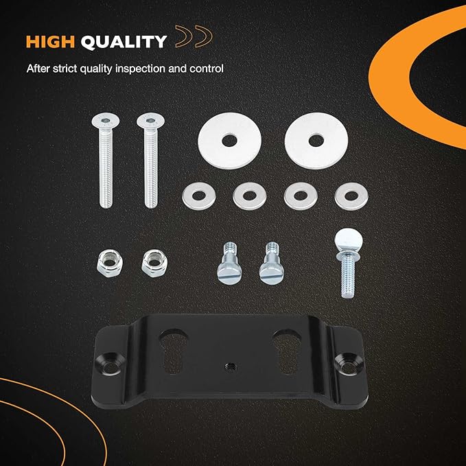 HQPASFY Trailer-Stop Adapter Kit for Pit-Stop Wheel Chock System TK-3000