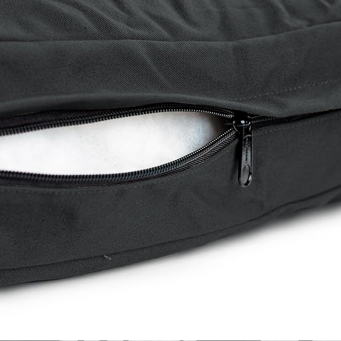 WHITEDUCK Dog Bed Cover (Black) 35" Lx20 Wx4.3 th (M)