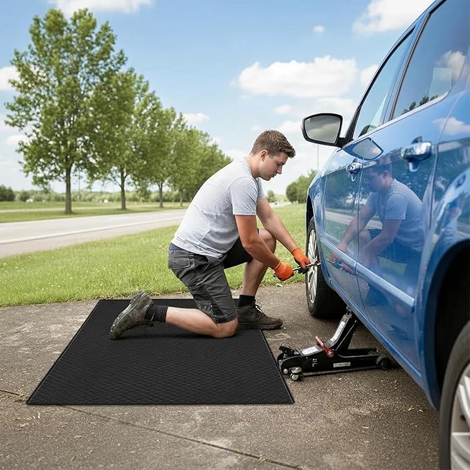 Rolling Creeper Mat, 56''x27'' Foldable Car Repair Pad with Storage Bag, Under Car Repair Mat for Car Low Clearance, Special Roads, Long-Distance Trucks