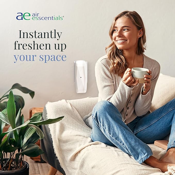 Air Esscentials The Diamond Smart Scent Air Machine for Home, Bluetooth App-Controlled, Covers up to 500 sq. ft, 100mL Waterless Fragrance Oil Diffuser with Cold Air Aromatherapy, White