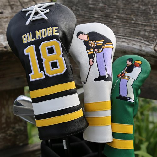Funny Golf Head Covers - Premium Leather Driver Headcover, Fairway Wood, and Hybrid Covers - Inspired Design with Premium Embroidery - Unique Golf Gift & Accessories for Men and Women Golfers (Set)