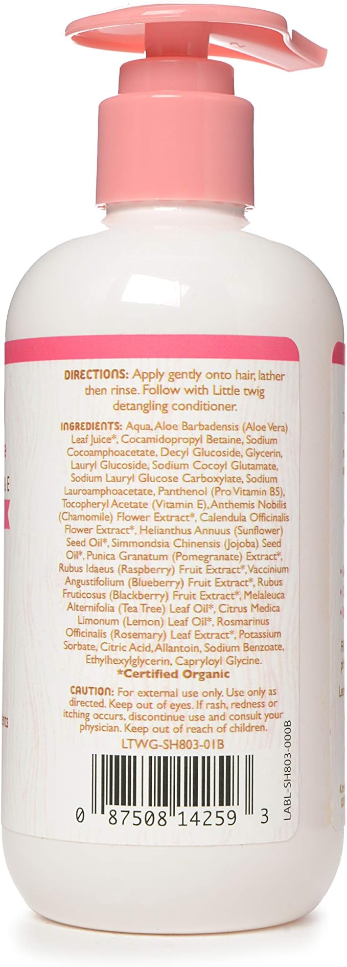 Little Twig Shampoo, Natural Plant Derived Formula, Berry Pomegranate, 8.5 fl oz.