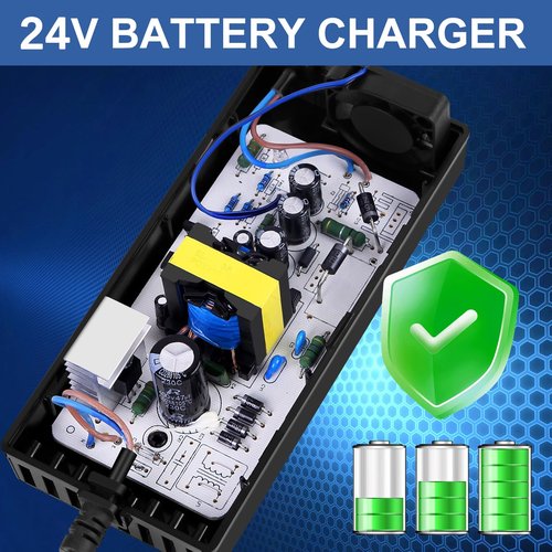 24V(Max 29.4V) 2A 3-Pin XLR Charger for Electric Scooter Go-Go Elite Traveller, Plus HD US, Ezip Mountain Trailz, Jazzy Power Chair,Shoprider,Schwinn S300 S350 S400 S500 S650,Pride Mobility