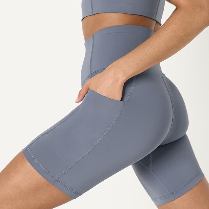 Amazon Essentials Women's Active FormFlex Buttery Soft High Waist Biker Shorts