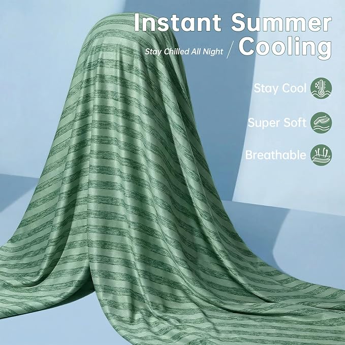 Guohaoi Cooling Blanket for Hot Sleepers and Night Sweats 90"x90" Queen | Arc-Chill Q-Max >0.5 Cool Fiber,100% Oeko-Tex Certified Lightweight Summer Blanket for Travel/Outdoor Ultra Cold Breathable