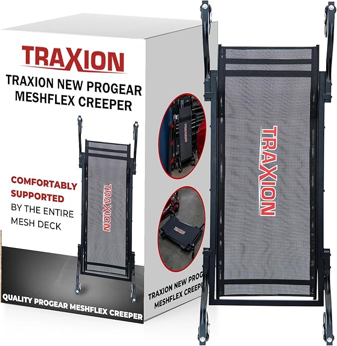 Traxion New Progear MeshFlex Creeper 400lb Capacity